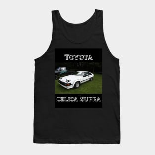 Toyota Celica Supra - Black and White Design Tank Top